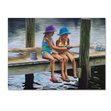 Geno Peoples 'Quality Time' Canvas Art,24x32